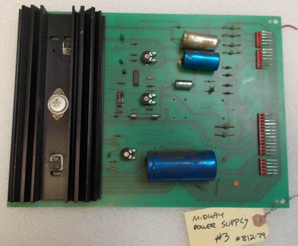 Midway Power Supply Arcade Machine Game PCB Printed Circuit Board 812